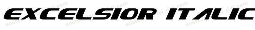 Excelsior Italic Italic字体转换